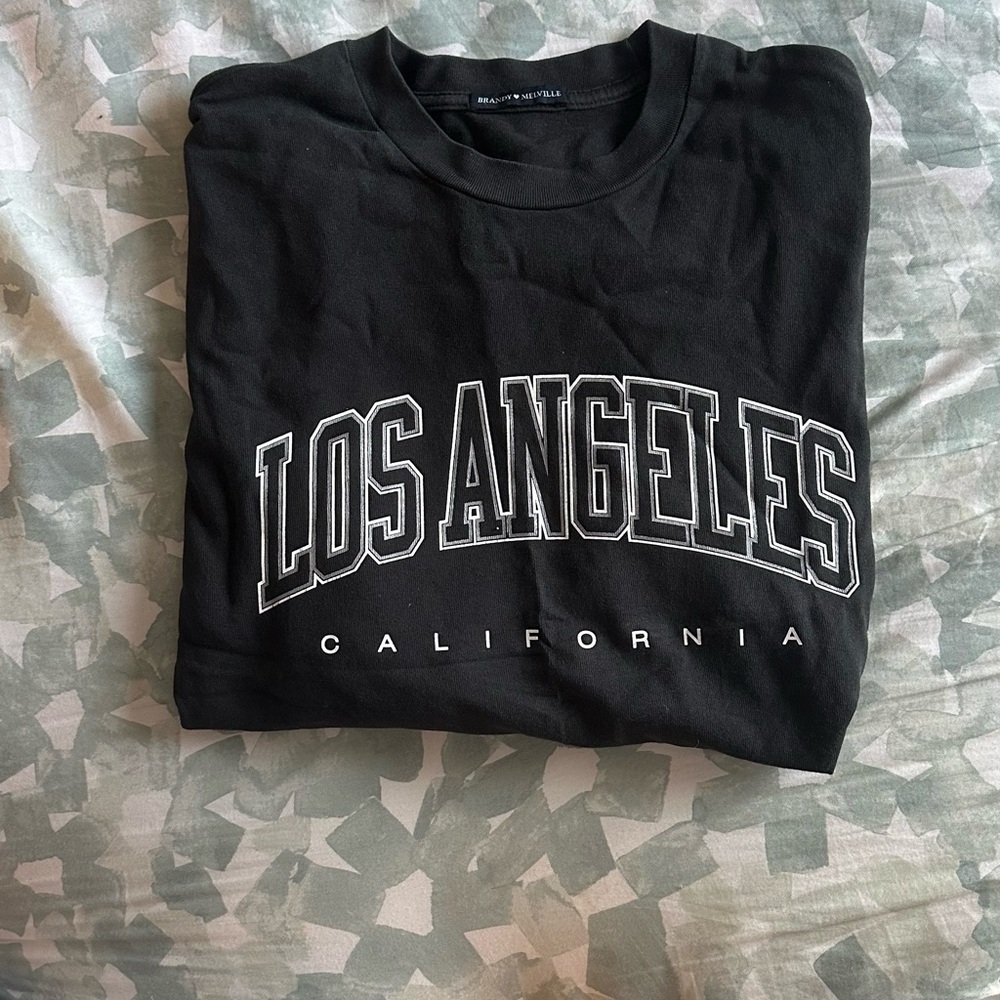 Brandy Melville Los Angeles Graphic Long-sleeve Oversized T-Shirt